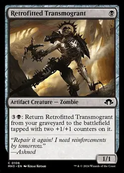 Retrofitted Transmogrant - Modern Horizons 3 MH3- MTG - LP Magic - 106 C - Image 1