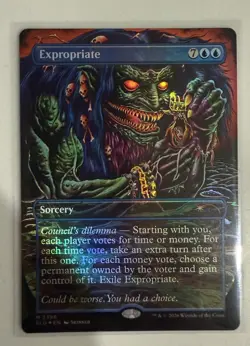 MTG Expropriate (2396) *Foil Borderless* Secret Lair: So Salty NM - Image 1