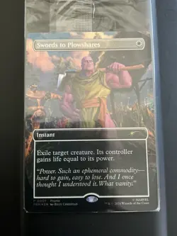 THANOS Magic the Gathering PSA Magazine Promo Swords to Plowshares Marvel - Image 1