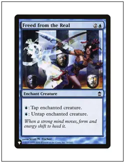 Freed from the Real, Mystery Booster The List, Magic MTG NM - Image 1