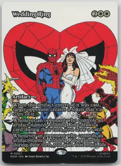 Wedding Ring (Borderless) M Marvel Universe Eternal-Legal 7 LP 2025 John Romita - Image 1