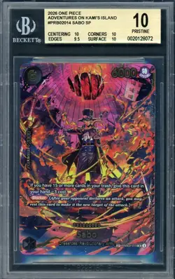 BGS 10 Sabo (SP) Adventure on Kami's Island PRB02-014 EN One Piece B17 - Image 1