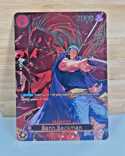 Benn Beckman (SP) Carrying On His Will OP09-009 One Piece TCG - Image 1