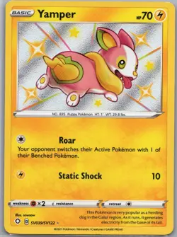 Yamper SV039/SV122 Baby Shiny - Shining Fates - Pokemon Card - NM - Image 1