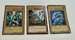 Blue-Eyes White Dragon 3 Card Lot Kaiba Collection Secret Rare Yu-Gi-Oh - Image 3