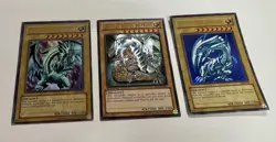 Blue-Eyes White Dragon 3 Card Lot Kaiba Collection Secret Rare Yu-Gi-Oh - Image 5