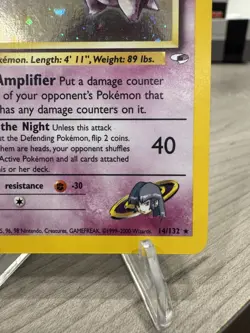 Sabrina's Gengar 14/132 Pokemon Gym Heroes Unlimited Holo Card - LP - Image 5
