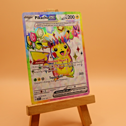 Pikachu EX Holo Card 219/191 Pokemon TCG Sv08: Surging Sparks Mint condition - Image 1