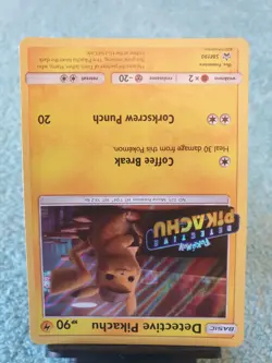 DETECTIVE PIKACHU PROMO SM190 2019 STAMPED POKEMON CARD - Image 2