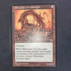 Reserved List Magic Card MTG - Phyrexian Dreadnought LP Authentic Rare Original - Image 2