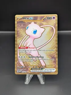 Mew EX Gold Metal Card #205/165 SV Scarlet & Violet 151 Pokemon UPC Promo - Image 1