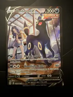 Pokemon Umbreon V Ultra Rare Full Art Holo TG22/TG30 Brilliant Stars Card - Image 1