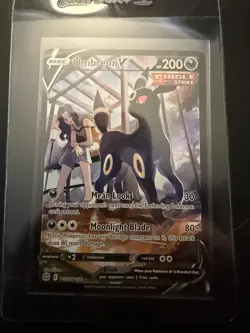 Pokemon Umbreon V Ultra Rare Full Art Holo TG22/TG30 Brilliant Stars Card - Image 2