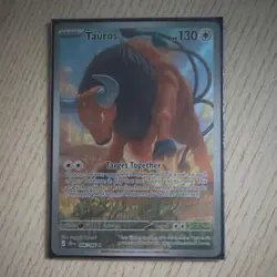 Pokemon Tauros 096/086 Illustration Rare Holo Card Chaos Rising 130 HP - Image 1