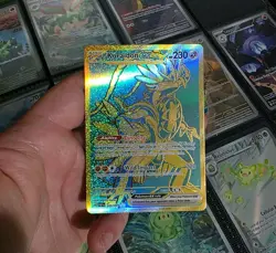 Pokemon TCG Paldean Fates Set: Koraidon ex 245/091 Gold Hyper Rare Card - NM - Image 1