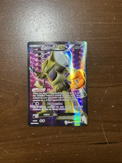 Alakazam EX 117/124 XY Fates Collide 2016 Full Art Pokemon Card TCG MP - Image 2