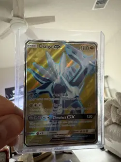 Pokemon Dialga GX 146/156 SM-Ultra Prism Ultra Rare 180 HP Holo Full Art Card - Image 1