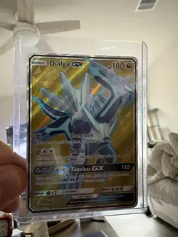 Pokemon Dialga GX 146/156 SM-Ultra Prism Ultra Rare 180 HP Holo Full Art Card - Image 2