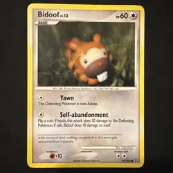 Bidoof Stormfront Regular Card 54/100 Series - Image 3