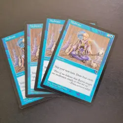 Meditate x4 Tempest MTG English Playset NM Authentic Magic Cards - Image 1