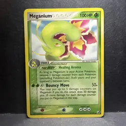 MEGANIUM HOLO POKEMON CARD 9/115 UNSEEN FORCES NM - Image 1