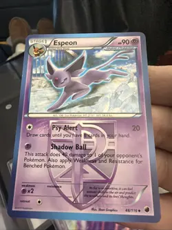 Espeon B&W Plasma Freeze 48/116 Regular Uncommon Card - [Near Mint] Z140 - Image 1
