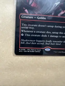 MTG Goblin Sharpshooter ECL SPG 0136 M NM Regular Borderless - Image 3