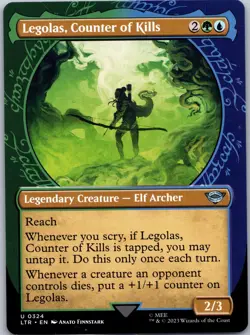 Legolas, Counter of Kills [Showcase] #324 Magic Lord of the Rings - Image 1