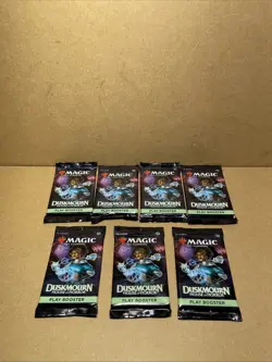 Magic The Gathering Duskmourn House of Horror Play Booster Lot Of 7 Packs - Image 3