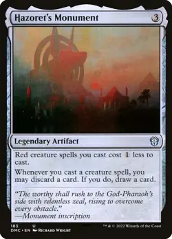 MTG - Hazoret's Monument - DMU Commander - Magic the Gathering - Image 1