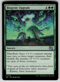 Biogenic Upgrade Uncommon Foundations Jumpstart 144 Magic: The Gathering NM - Image 1