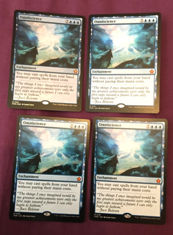 Omniscience / Magic MTG / Foundations - Mythic - NM 3x Non-Foil 1x Foil - Image 1