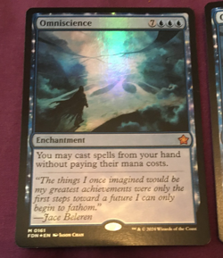 Omniscience / Magic MTG / Foundations - Mythic - NM 3x Non-Foil 1x Foil - Image 3