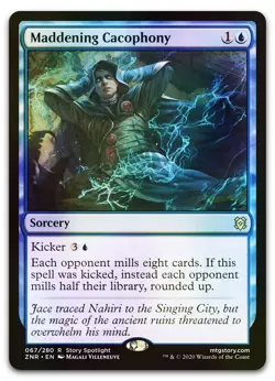 Maddening Cacophony #67 (Foil) (NM) Zendikar Rising ZNR Magic MTG - Image 1