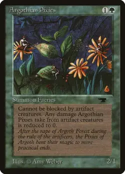 Argothian Pixies Antiquities HP MTG - Image 1