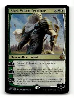 Ajani, Valiant Protector Aether Revolt FOIL #185 Magic the Gathering - Image 1