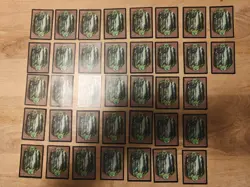 Large lot (94!) Unglued Full Art Magic (M:TG) Lands - Light to Moderate Play - Image 5