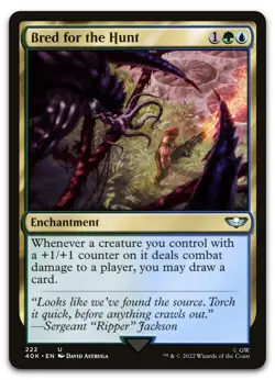 Bred for the Hunt #222 (NM) Warhammer 40,000 40K Magic MTG - Image 1