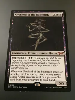 MTG Duskmourn 0113 Overlord of the Balemurk NM - Image 1