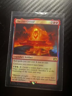 MTG The Fire Crystal (Foil) Final Fantasy 310 FFIII NM - Image 1