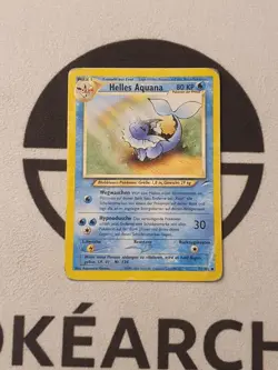 Helles Aquana 52/105 Neo Destiny Set Deutsch Pokemon Karte Pokemon TCG - Image 2