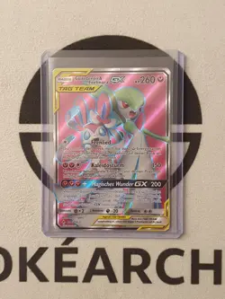 Guardevior & Feelinara GX 204/214 Alt Full Art Pokemon Karte Deutsch Tag Team - Image 1