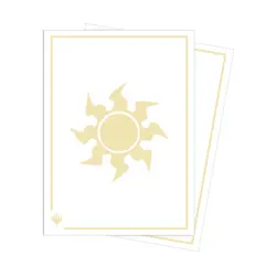 Ultra Pro MtG Sleeves Apex Sleeves - Mana 8 Plains (105) New - Image 1