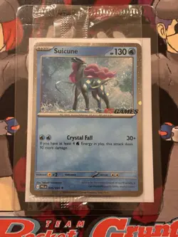 Pokemon TCG (2025) PFL Suicune Sealed EB Games Stamped Promo 036/094 - Image 1