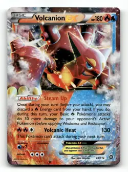 Volcanion EX 26/114 - Steam Siege - Pokemon Card LP - Image 1