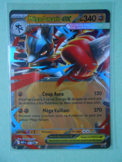 CARTE POKEMON. : MEGA-LUCARIO EX. PV 340. - MEP fr. 012 - Image 1