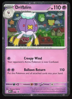 Drifblim 006 Holo Promo ME: Mega Evolution Promo Pokemon Holo Near Mint - Image 1