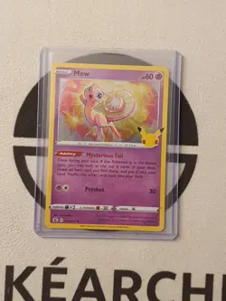 Mew 011/025 th Jubilaum Set Holo Englisch Pokemon Original Pokemon Karte TCG - Image 1
