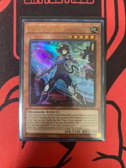 YuGiOh K9-17 Izuna (Ultra Rare) JUSH-EN031 Justice Hunters 1st Edition NM - Image 1