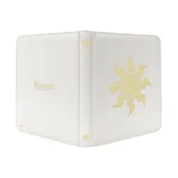 Ultra Pro MtG Binder 12-Pocket Zippered Pro-Binder - Mana 8 Plains New - Image 1
